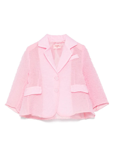  Vivetta Textured Blazer - Pink 