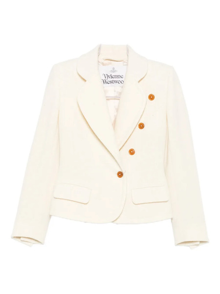  Vivienne Westwood Button Flap Pocket Jacket - Neutrals 