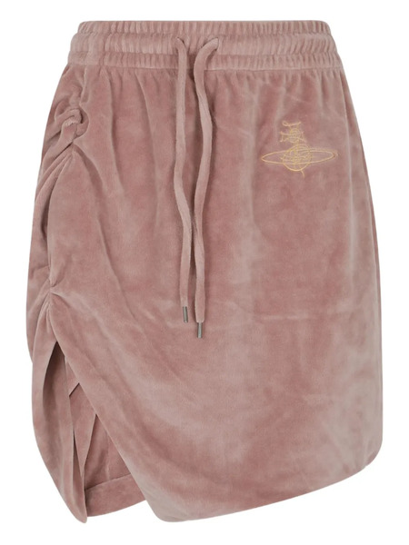  Vivienne Westwood Drawstring Mini Skirt - Pink 