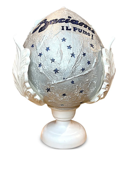  Vj’s Mind Baciami Il Pumo Sculpture (23cm) - Grey 