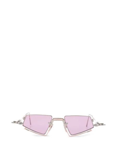  Voa Collective Padma Geometric-frame Sunglasses - Silver 