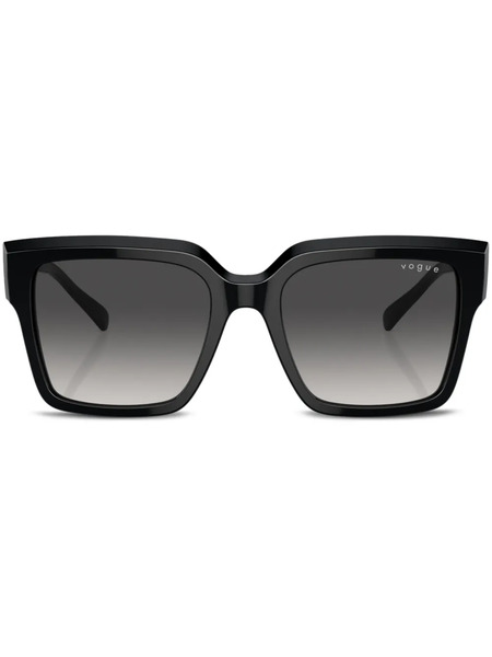  Vogue Eyewear Logo-print Square-frame Sunglasses - Black 