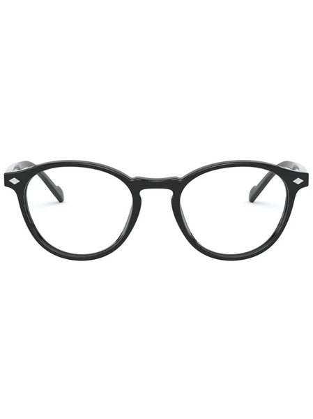  Vogue Eyewear Rounded Frame Glasses - Black 