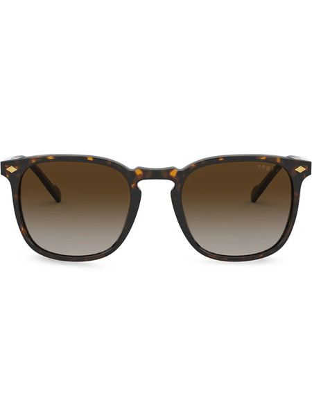  Vogue Eyewear Tortoiseshell Square Frame Sunglasses - Brown 