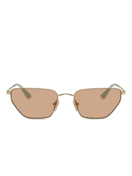  Vogue Eyewear Vo4316s Geometric-frame Sunglasses - Gold 