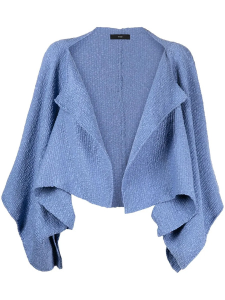  Voz Cropped Bolero Jacket - Blue 