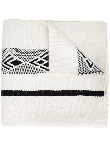  Voz 'diagonal' Shawl - White 