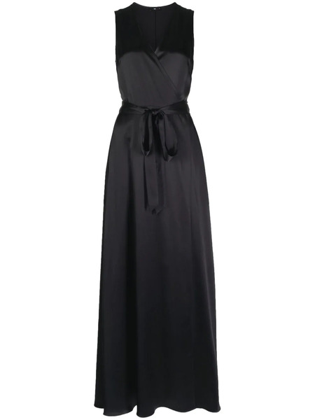  Voz Frontward Wrap Dress - Black 
