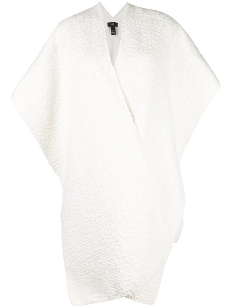  Voz Short-sleeve Cardi-coat - White 