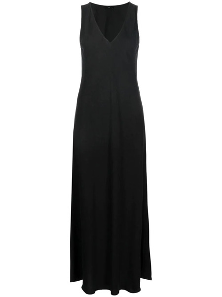  Voz V-neck Maxi Dress - Black 
