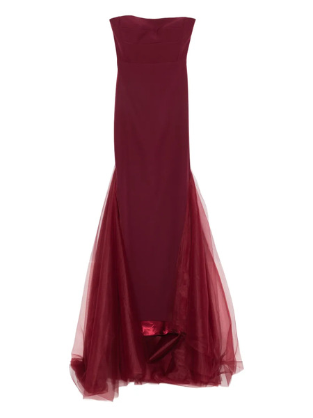  V:pm Atelier Ariana Strapless Maxi Dress - Red 