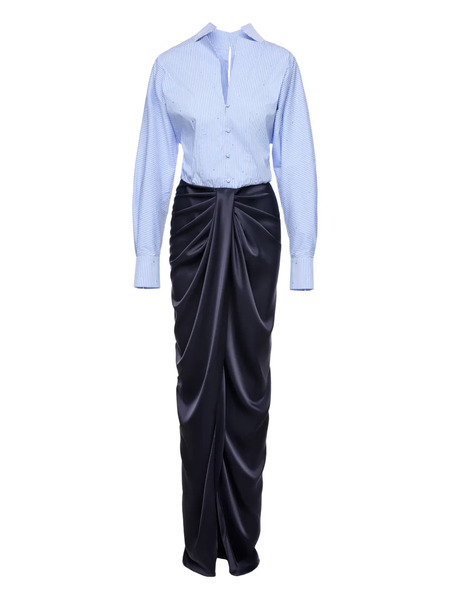  V:pm Atelier Corynna Draped Maxi Dress - Blue 