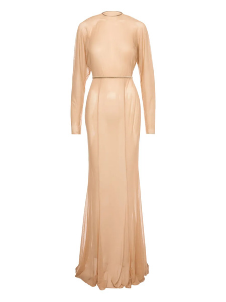  V:pm Atelier Kosa Long-sleeve Maxi Dress - Neutrals 
