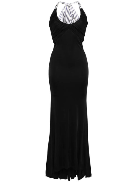  V:pm Atelier Misty Satin Maxi Dress - Black 