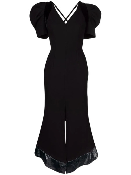  V:pm Atelier Rovena Open-back Midi Dress - Black 