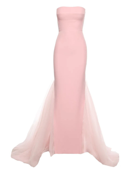  V:pm Atelier Strapless Tulle-paneled Gown - Pink 