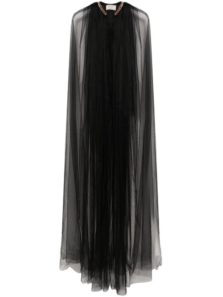  V:pm Atelier Wanda Tulle Cape - Black 