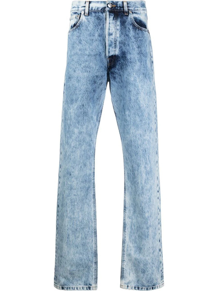  Vtmnts Acid-wash Denim Jeans - Blue 