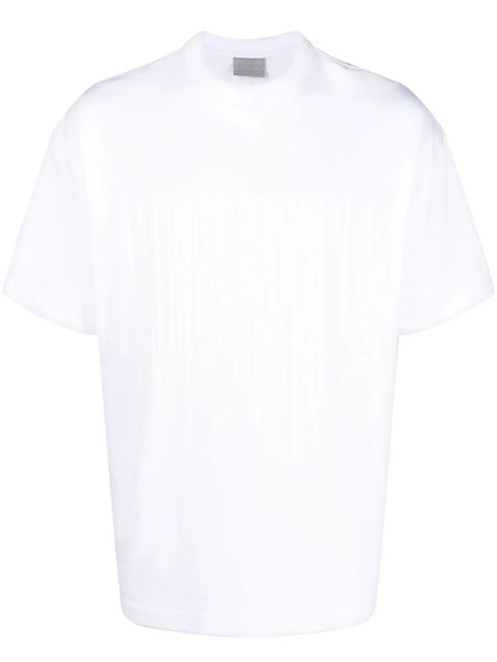  Vtmnts Dripping-barcode T-shirt - White 