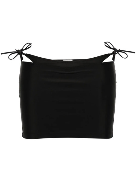  Vtmnts Paris Crystal Embellished Mini Skirt - Black 