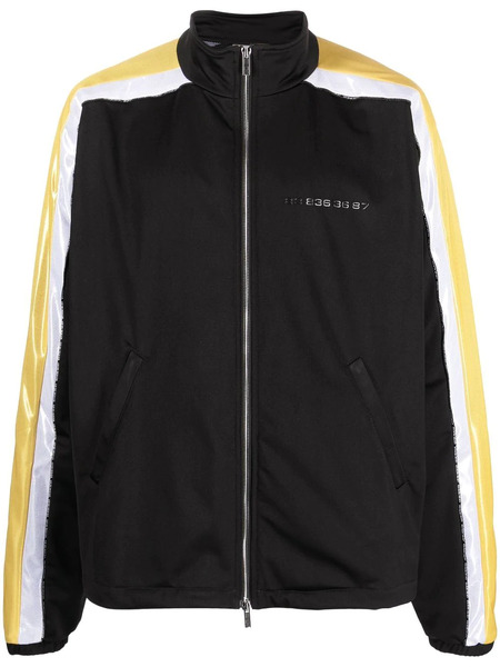  Vtmnts Stripe-detail Track Jacket - Black 