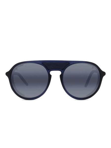  Vuarnet Ice 01 Round-frame Shield Sunglasses - 91x 