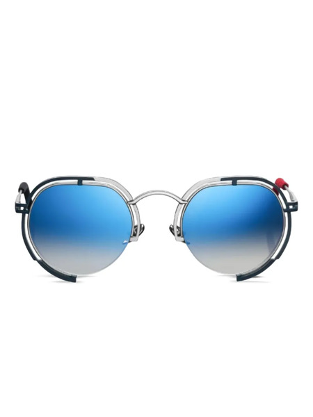  Vysen Eyewear P-2 Round-frame Sunglasses - Silver 