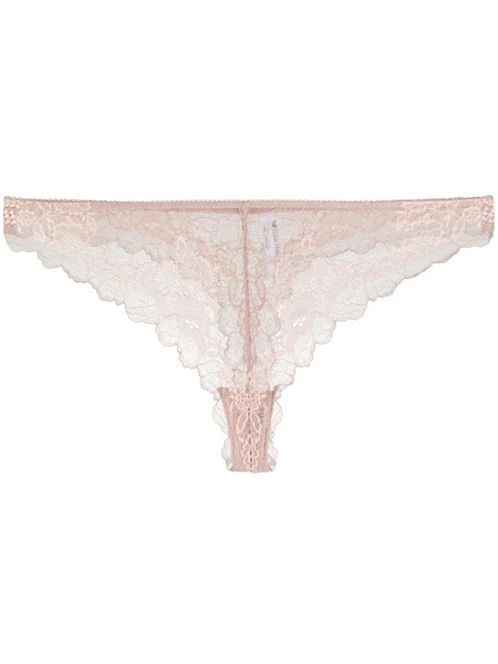  Wacoal Perfection Lace Thong - Pink 