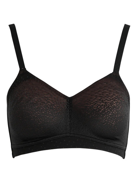  Wacoal Polka-dot Pattern Bra - Black 