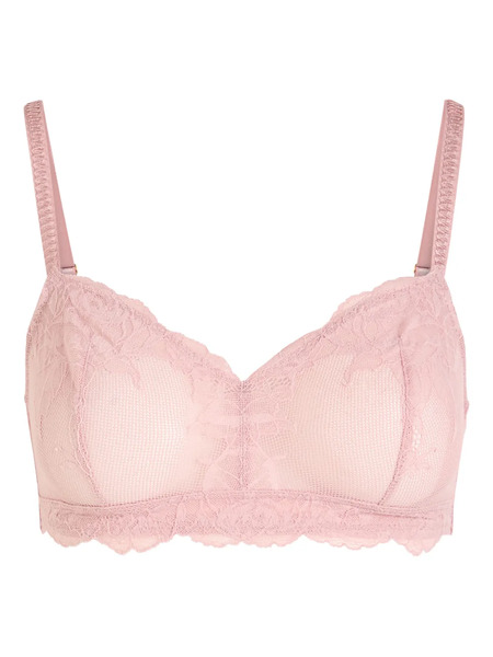  Wacoal Vivid Attraction Lace Bralette - Pink 