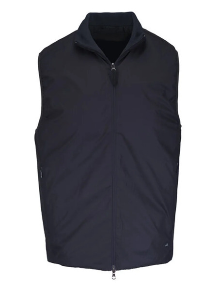  Wahts Collon Zip Sleeveless Vest - Blue 