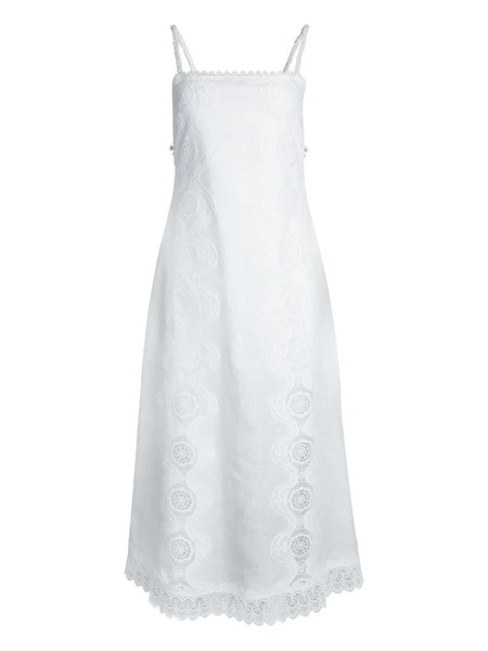  Waimari Rocio Lace-detailing Maxi Dress - White 