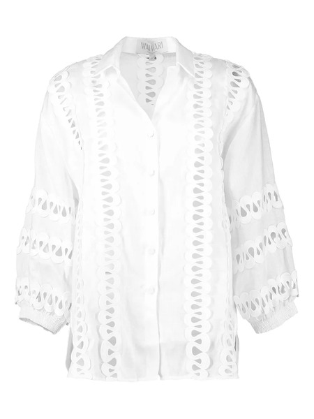  Waimari Soluna Scalloped Shirt - White 
