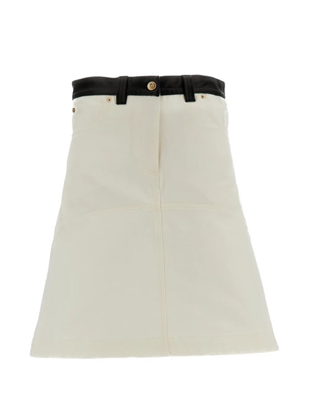 Wales Bonner A-line Midi Skirt - Neutrals 