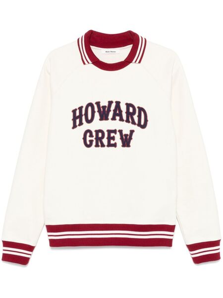  Wales Bonner 'howard Crew' Sweatshirt - White 