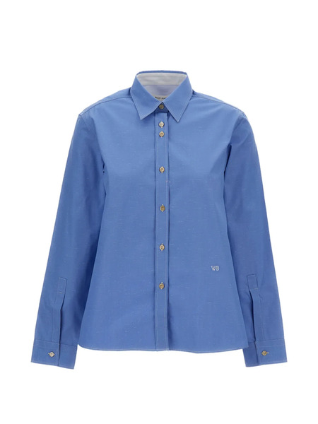  Wales Bonner Long-sleeve Shirt - Blue 