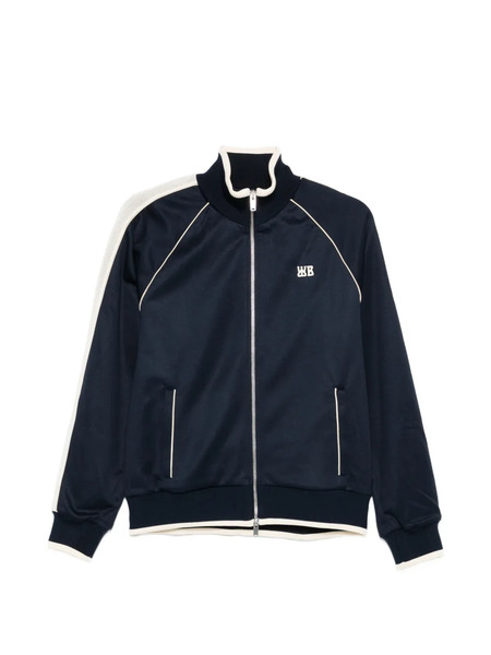  Wales Bonner Motion Full-zip Sweatshirt - Blue 