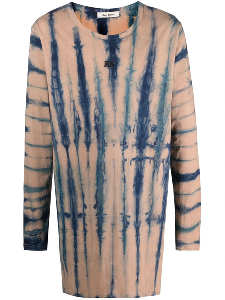  Wales Bonner Oversized Tie-dye T-shirt - Brown 