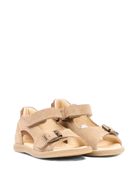  Walkey Buckle Strap Sandals - Neutrals 