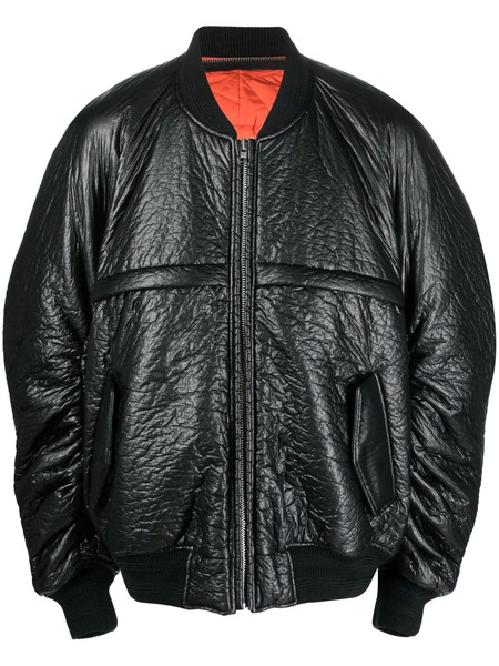  Walter Van Beirendonck Cercle Bomber Jacket - Black 