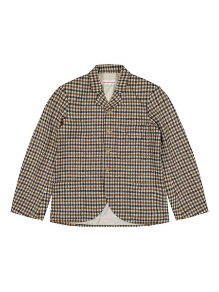  Walter Van Beirendonck Houndstooth Blazer - Brown 