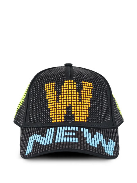  Walter Van Beirendonck New Beaded Cap - Black 