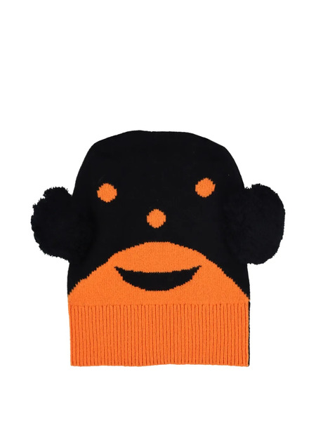  Walter Van Beirendonck Pompom Beanie - Black 