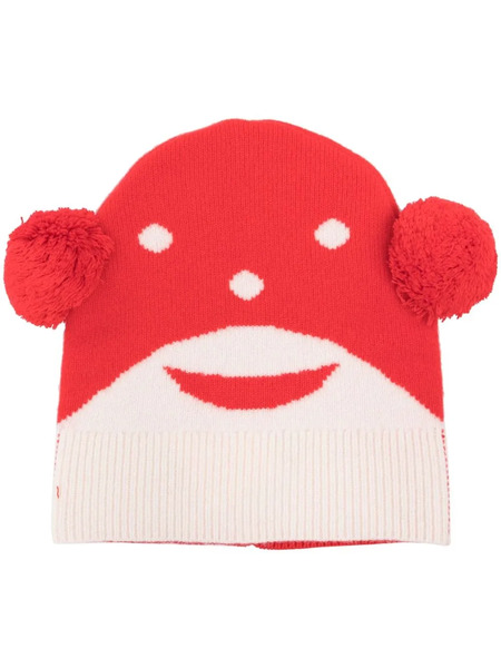  Walter Van Beirendonck Pop-up Animal Ears Beanie - Red 
