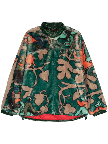  Walter Van Beirendonck Sun Graphic-print Jacket - Green 