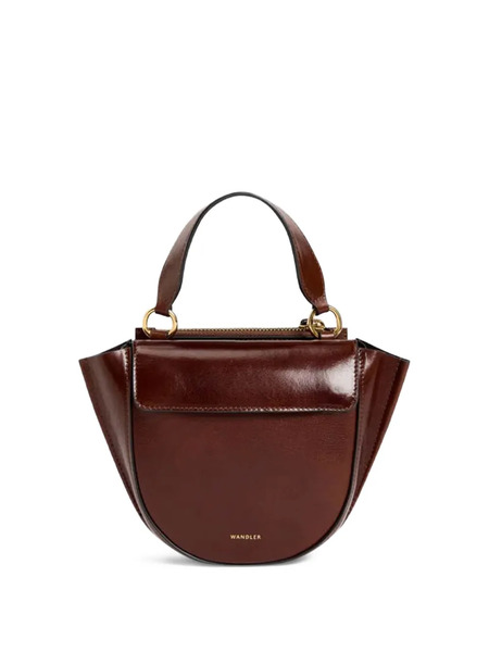  Wandler Hortensia Top Handle Satchel - Brown 