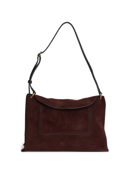  Wandler Pocket Suede Tote Bag - Brown 