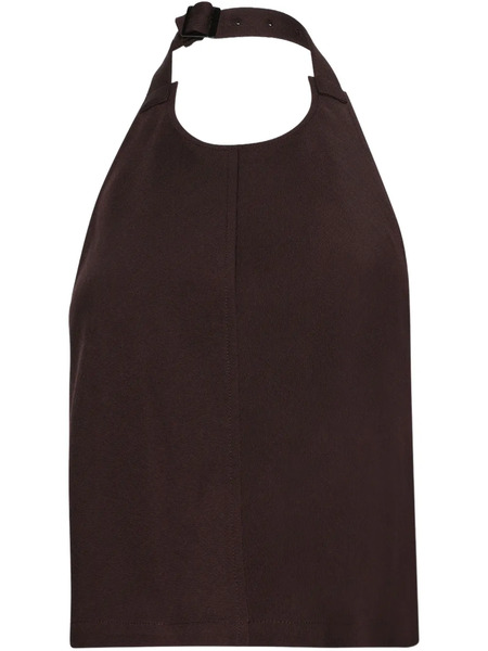  Wardrobe.nyc Backless Halter Top - Brown 