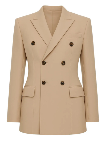  Wardrobe.nyc Double-breasted Blazer - Neutrals 