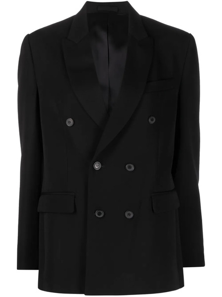  Wardrobe.nyc Double-breasted Wool Blazer - Black 